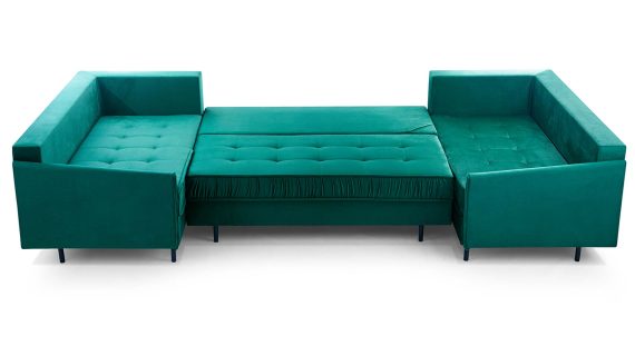 Miniaturka 13 - Narożnik Loftowy Rozkładany Z Pojemnikiem Flawka U