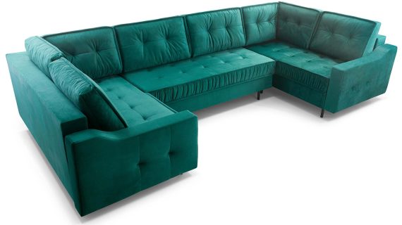 Miniaturka 6 - Narożnik Loftowy Z Pojemnikiem Rozkładany Tulano U