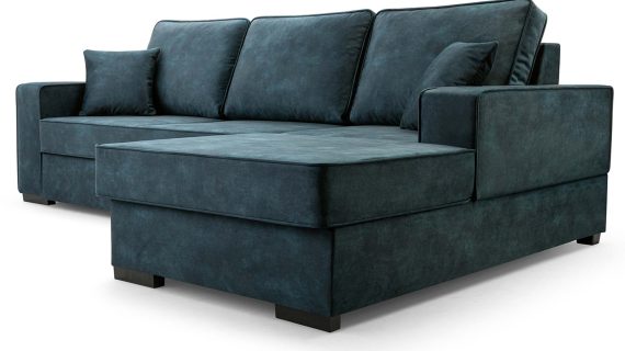 Miniaturka 2 - Kanapa Skandynawska Z Pojemnikiem Rozkładana Lunaya