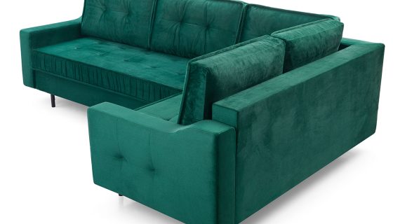 Miniaturka 10 - Kanapa Loftowa Sprężyny Faliste Rozkładana Tulano