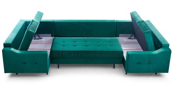 Miniaturka 10 - Narożnik Loftowy Z Pojemnikiem Rozkładany Tulano U