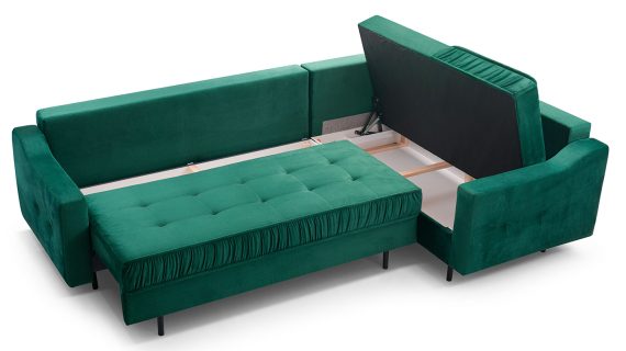 Miniaturka 13 - Kanapa Loftowa Sprężyny Faliste Rozkładana Tulano