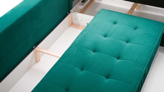 Miniaturka 15 - Narożnik Loftowy Z Pojemnikiem Rozkładany Tulano U