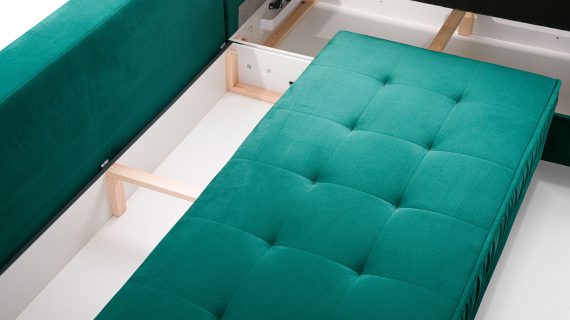 Miniaturka 16 - Kanapa Loftowa Sprężyny Faliste Rozkładana Tulano