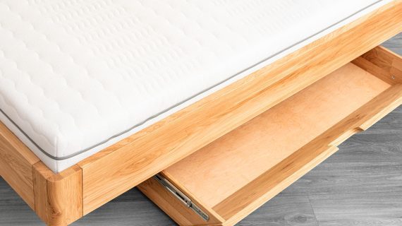 Miniaturka 7 - Wygodne Łóżko Dębowe w Atrakcyjnej Cenie Elona C