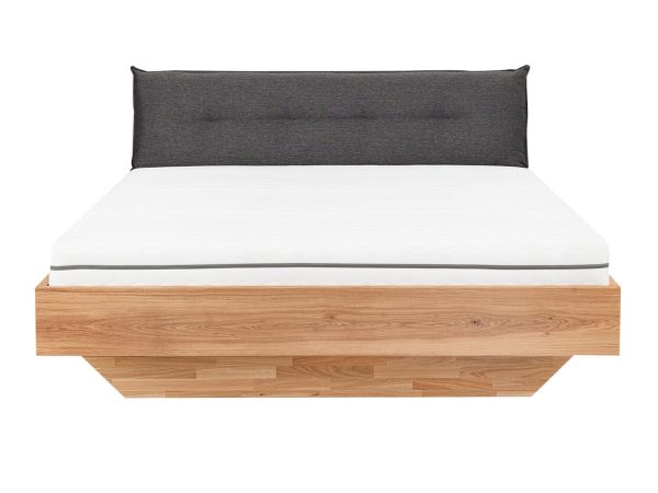 Stylowe Łóżko Dębowe do Sypialni z Pojemnikiem Garo B