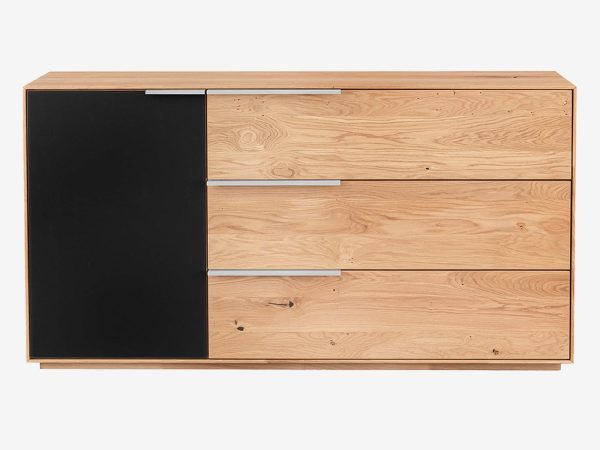 Drewniana komoda z litego drewna Eleana 1T3L