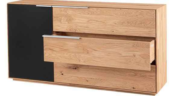 Miniaturka 6 - Drewniana komoda z litego drewna Eleana 1T3L
