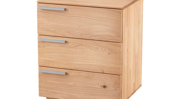 Miniaturka 1 - Elegancka drewniana szafka nocna Arella 3L-RE