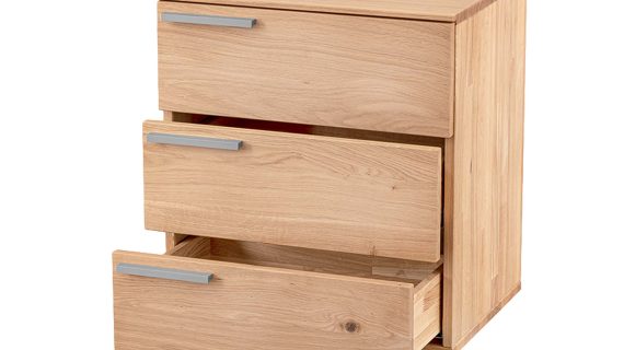 Miniaturka 2 - Elegancka drewniana szafka nocna Arella 3L-RE