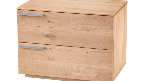 Miniaturka 2 - Szafka nocna drewniana z litego drewna Arella 2L-RE