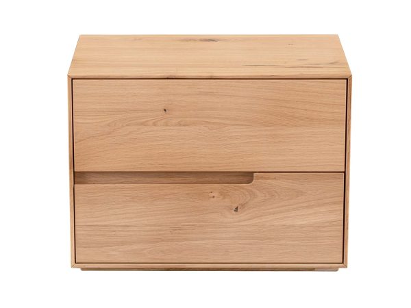 Klasyczna szafka nocna drewniana Kobko 2L