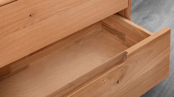 Miniaturka 3 - Klasyczna szafka nocna drewniana Kobko 2L