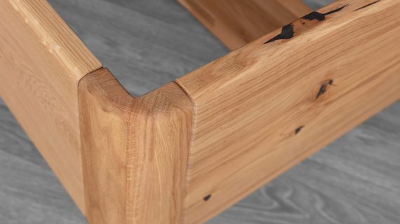 Miniaturka 17 - Łóżko Dębowe w Stylu Nowoczesnym Lelina B