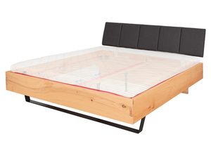 Miniaturka 10 - Łóżko bukowe z materacem i zagłówkiem grafitowym perspektywa