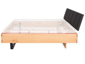 Miniaturka 2 - Łóżko bukowe z materacem przezroczystym i zagłówkiem grafitowym profil