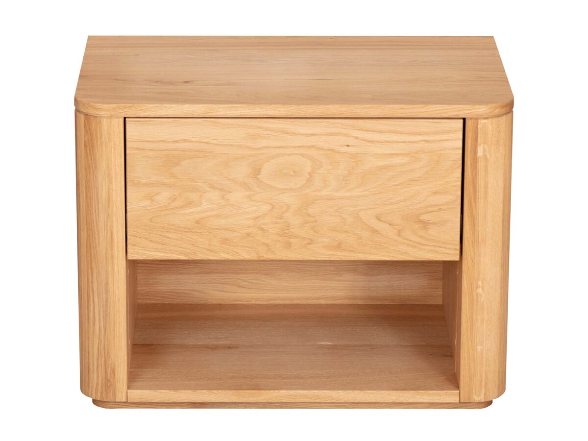 Szafka nocna z litego drewna Lelina 1L