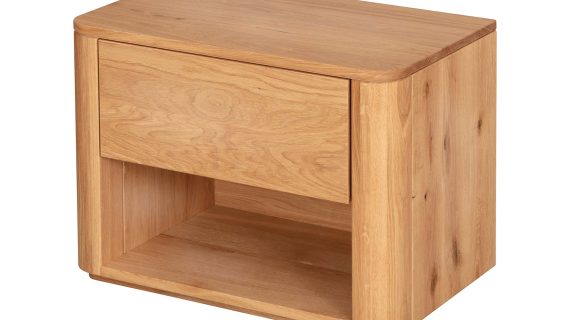 Miniaturka 1 - Szafka nocna z litego drewna Lelina 1L