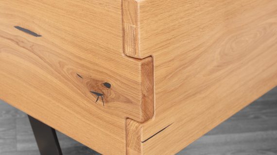 Miniaturka 15 - Solidne i Eleganckie Łóżko z Drewna Dębowego Taverika A DĄB