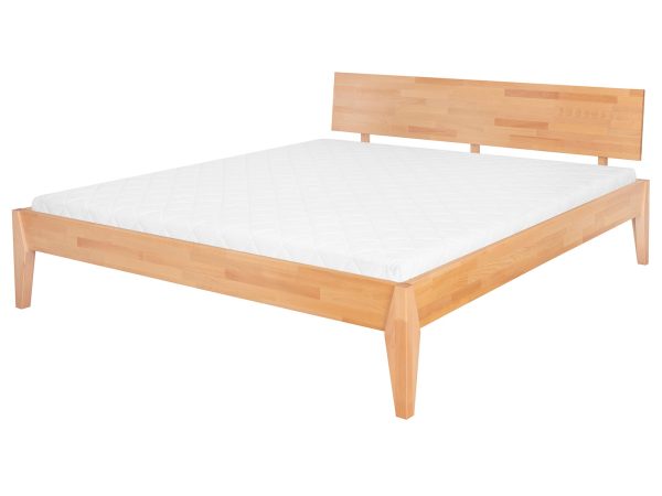 Łóżko Bukowe do Sypialni w Stylu Nowoczesnym Lanoret