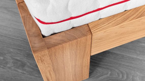 Miniaturka 8 - Łóżko Dębowe w Modnym Designie Cateresia A