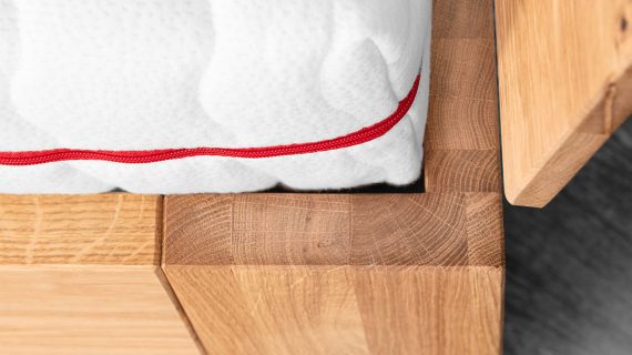 Miniaturka 10 - Łóżko Dębowe w Modnym Designie Cateresia A