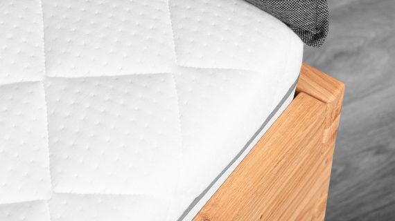 Miniaturka 10 - Wygodne Łóżko Dębowe z Pojemnikiem Taverika B DĄB