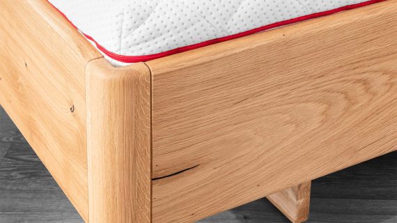 Miniaturka 2 - Elegancka Sypialnia z Łóżkiem Dębowym Lelina C