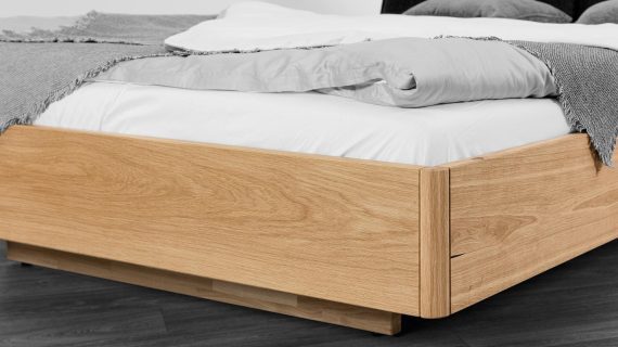 Miniaturka 2 - Wygodne Łóżko Dębowe w Stylu Nowoczesnym Vereria