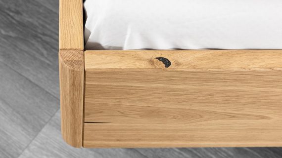 Miniaturka 3 - Wygodne Łóżko Dębowe w Stylu Nowoczesnym Vereria
