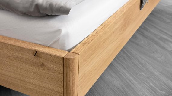 Miniaturka 6 - Wygodne Łóżko Dębowe w Stylu Nowoczesnym Vereria