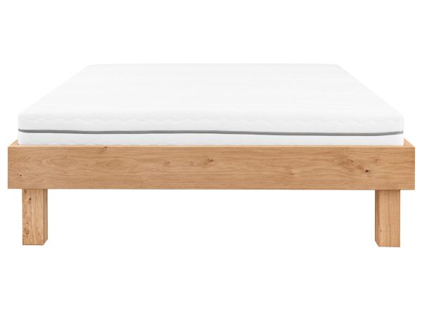 Stylowe Łóżko Dębowe bez Oparcia 210 RAMA Rorina 210