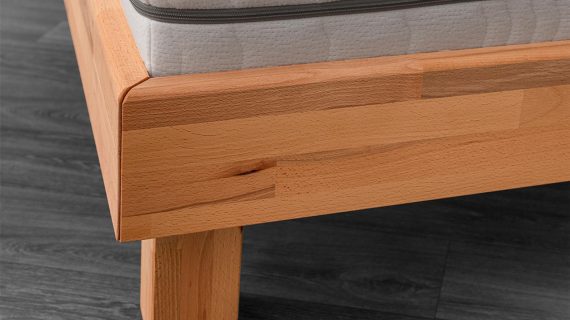 Miniaturka 4 - Eleganckie Łóżko Bukowe do Każdego Wnętrza RAMA Garos