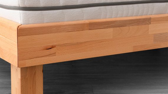 Miniaturka 3 - Wygodne Łóżko Bukowe w Stylu Nowoczesnym Garos