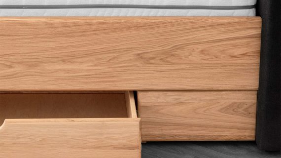 Miniaturka 6 - Łóżko Dębowe do Nowoczesnych Wnętrz Lelina L