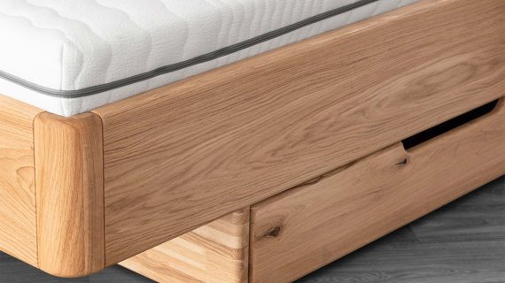 Miniaturka 8 - Łóżko Dębowe do Nowoczesnych Wnętrz Lelina L