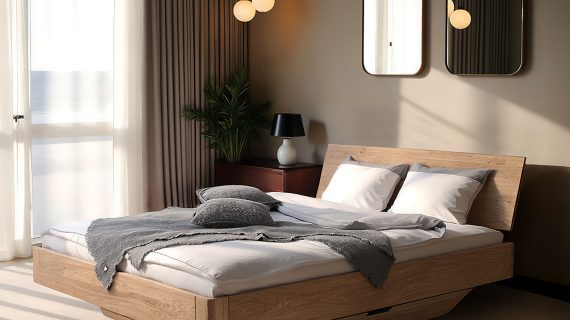 Miniaturka 7 - Łóżko Dębowe w Nowoczesnym Stylu Elona A