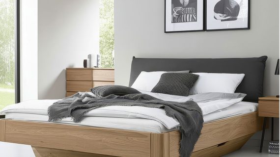 Miniaturka 12 - Stylowe Łóżko Dębowe z Eleganckim Wykończeniem Elona B