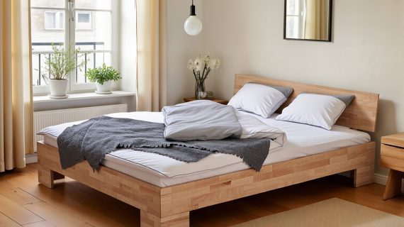 Miniaturka 7 - Łóżko Bukowe w Nowoczesnym Stylu Mara