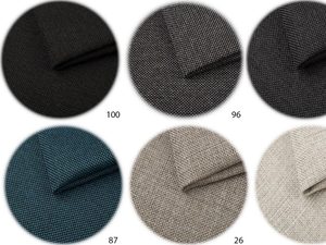 Miniaturka 9 - Wzornik tkanin tapicerskich osiem próbek kolorów szary beżowy niebieski