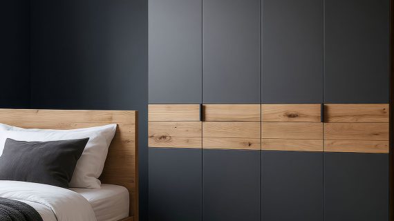 Miniaturka 4 - Elegancka szafa z litego drewna K40EF4E