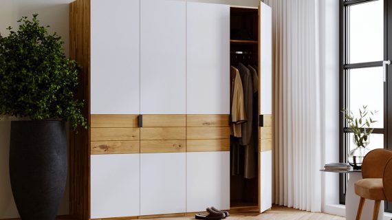 Miniaturka 5 - Drewniana szafa klasyczna K40EF1E