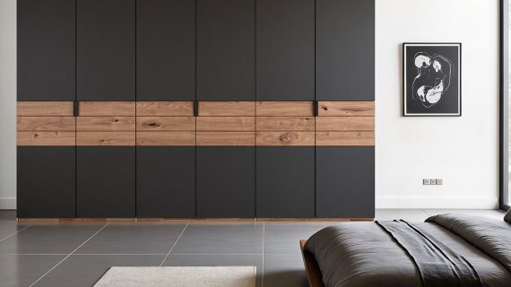 Miniaturka 6 - Elegancka drewniana szafa K60EF4E