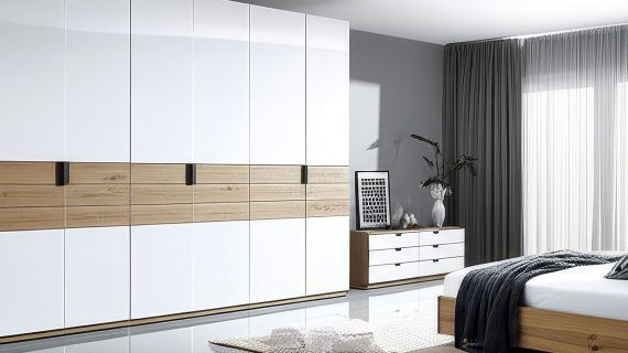 Miniaturka 3 - Drewniana szafa z litego drewna K60EF1E