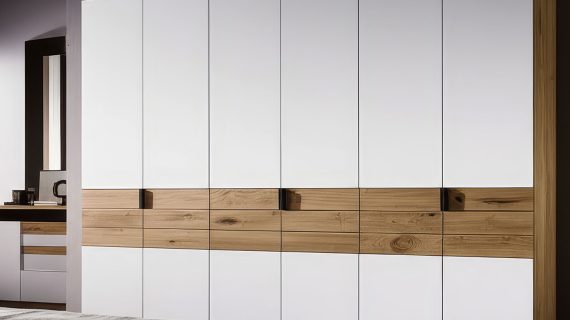 Miniaturka 5 - Drewniana szafa z litego drewna K60EF1E