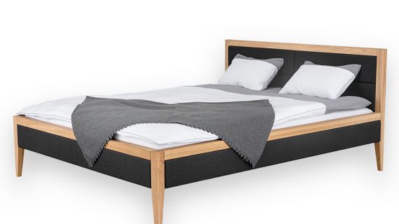 Miniaturka 1 - Łóżko Dębowe do Wygodnej Sypialni Faterara