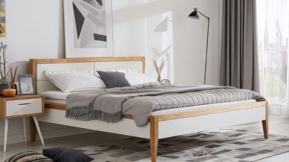 Miniaturka 8 - Łóżko Dębowe do Wygodnej Sypialni Faterara