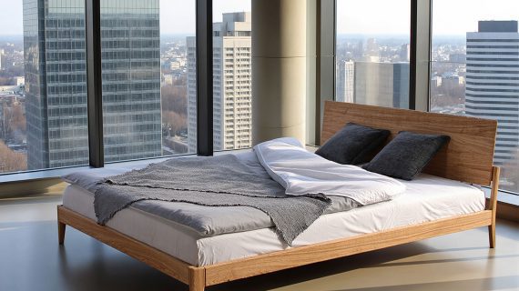 Miniaturka 10 - Łóżko Dębowe w Atrakcyjnej Cenie Lamaro