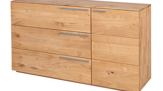 Miniaturka 1 - Komoda drewniana z litego drewna Arella 3L1T