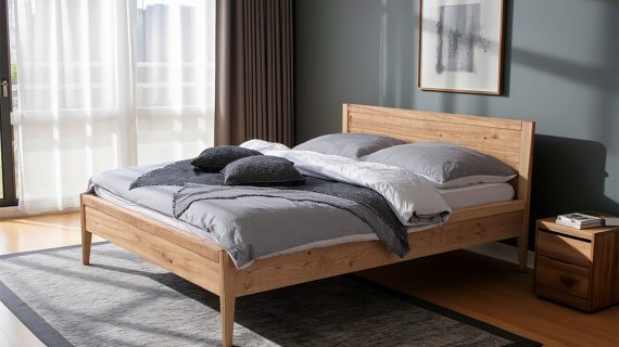 Miniaturka 10 - Łóżko Dębowe do Wygodnej Sypialni Hatalik